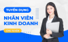 tuyển dụng nhân viên kinh doanh 2026